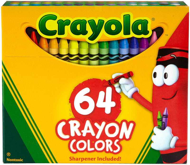 Crayola 64 Ct. Crayons - Non-Peggable
