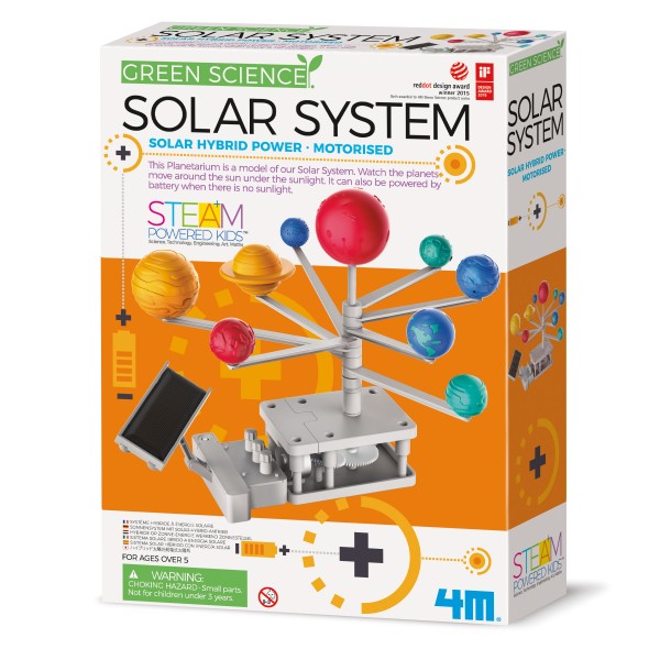 4M Green Science - Hybrid Solar Powered Solar System