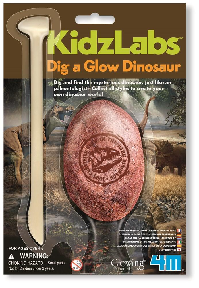 4M Kids Labz Dig A Glow Dinosaur (6 Assorted) PlayBH Bahrain