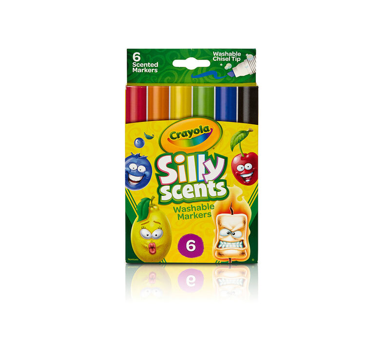 Crayola 6 Ct. Bl Chisel Tip Scented Markers