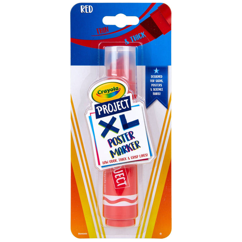 Crayola Crayola Project 1 Ct. Xl Poster Marker, Red