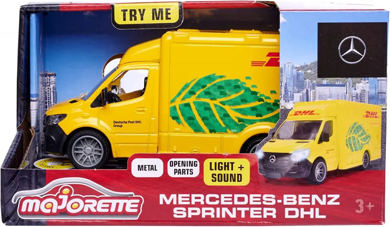 Majorette - Mercedes Sprinter DHL - Light N Sound