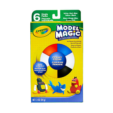 Crayola Model Magic 6 Ct. 0.5-Oz. Single Pack, Secondary Colors1, 2