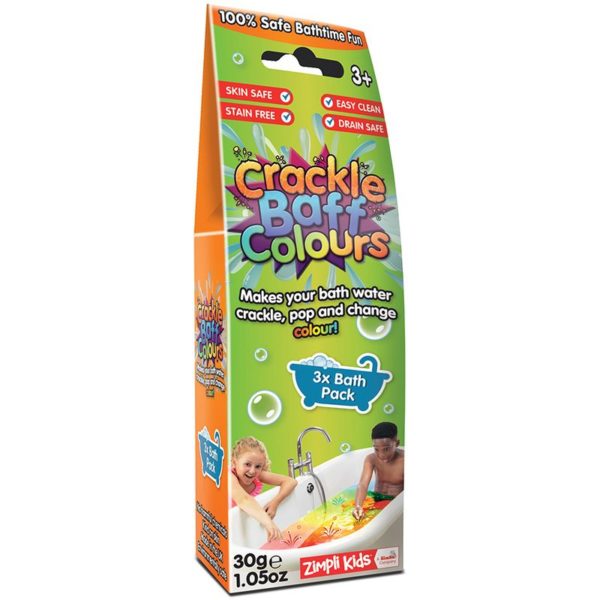 Glibbi GB Crackle Baff Colours 3 Pack - 30g