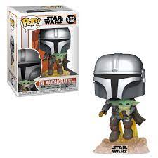 Pop! Star Wars: The Mandalorian- Mando Flying w/Jet