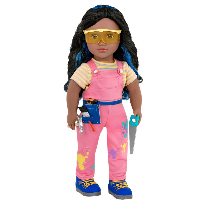 Our Generation Professional Woodworker Doll Valeria