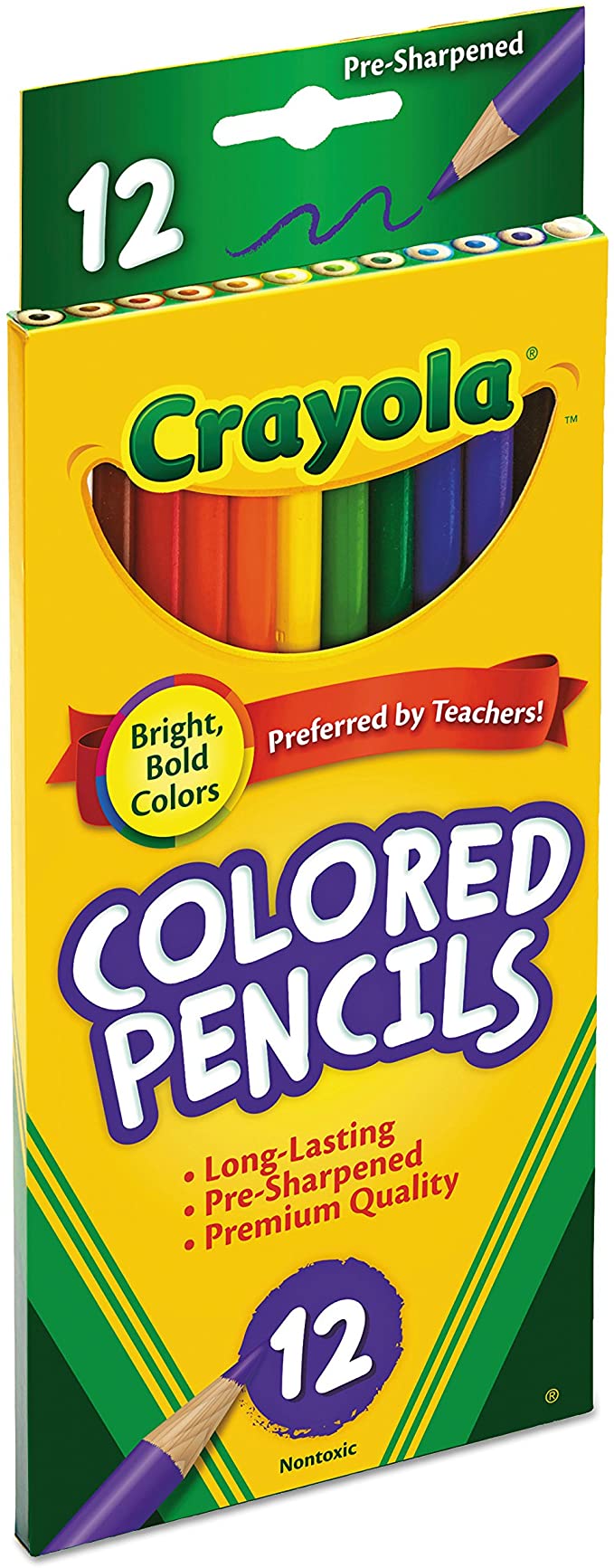 Crayola 12 CT Colored Pencils Long2