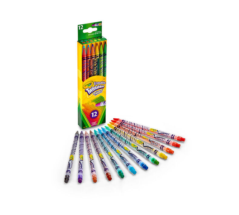 Crayola 12 Erasable Twistable Pencils