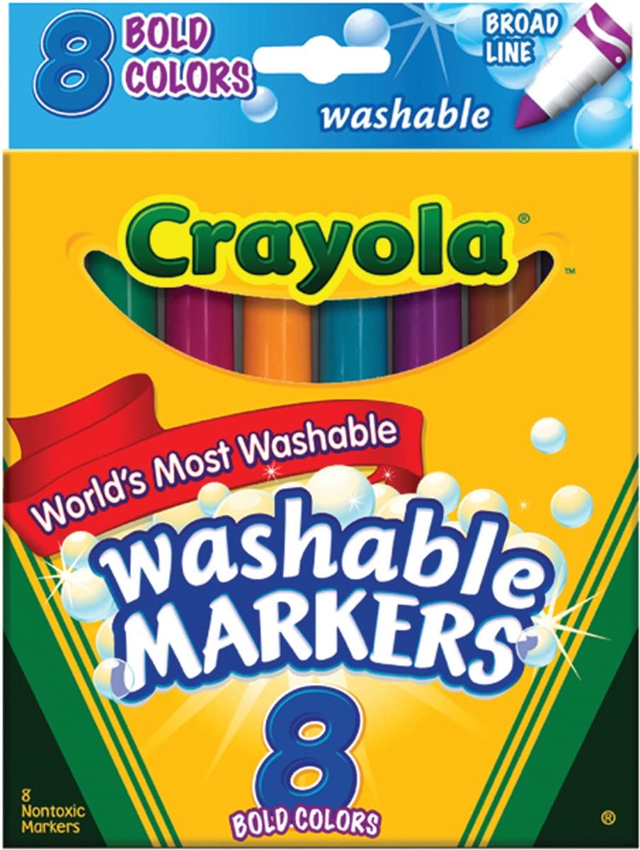 Crayola 8 CT. Bold, Broad Line Markers
