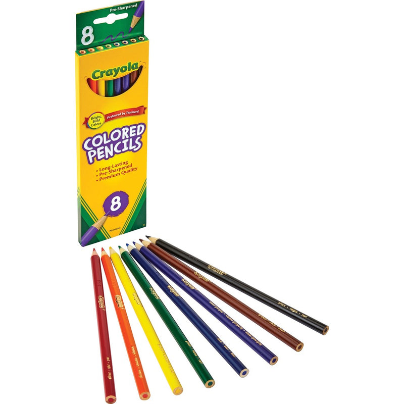 Crayola 8 CT. Wooden Colored Pencils PlayBH Bahrain