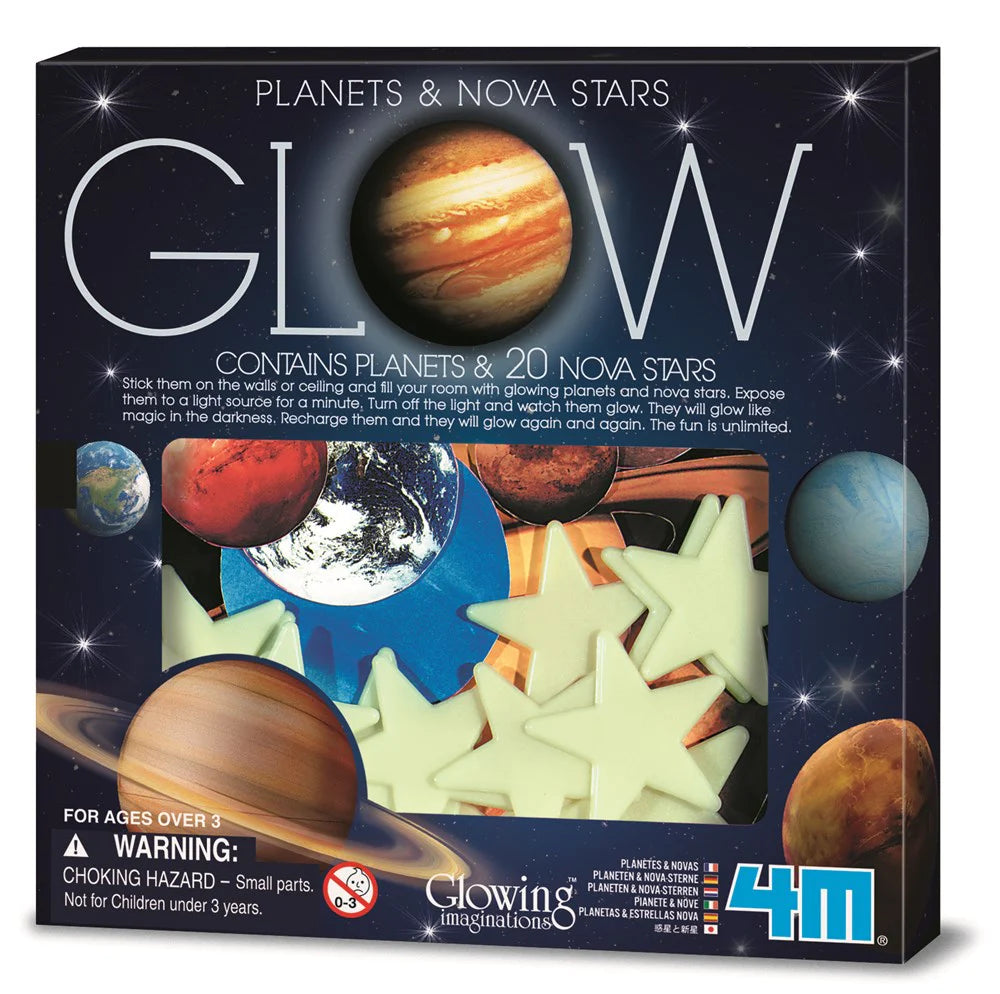 4M Glow In The Dark Planets & Nova Stars