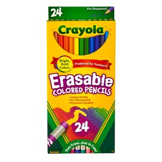 Crayola 24 Ct. Erasable Colored Pencils
