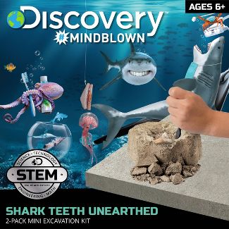 Discovery Toy Excavation Kit Mini Shark Tooth 2pc