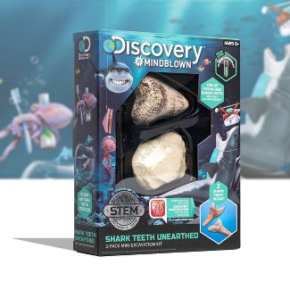 Discovery Toy Excavation Kit Mini Shark Tooth 2pc
