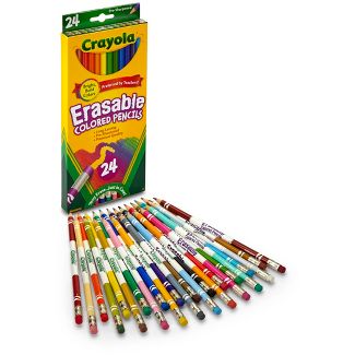 Crayola 24 Ct. Erasable Colored Pencils