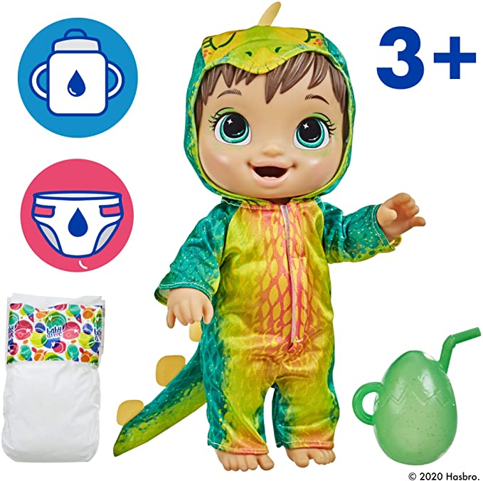 Hasbro Baby Alive Dress Up Dino (Brunette)2