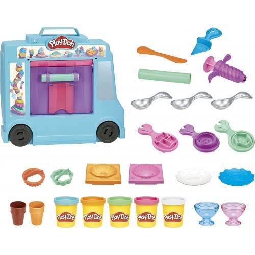 Hasbro Play-Doh Ice Cream Truck Playset2