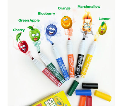 Crayola 6 Ct. Bl Chisel Tip Scented Markers