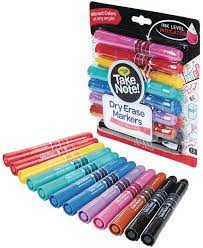 Crayola 12 CT. Take Note! Broad Line Dry-Erase Markers, Colored