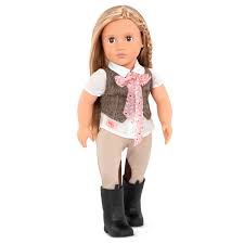 Our Generation Dolls Riding Doll W/ Tweed Vest, Leah