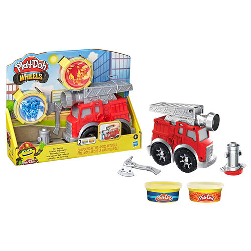 Hasbro Play-Doh Wheels - Rescue Firetruck | PlayBH Bahrain4